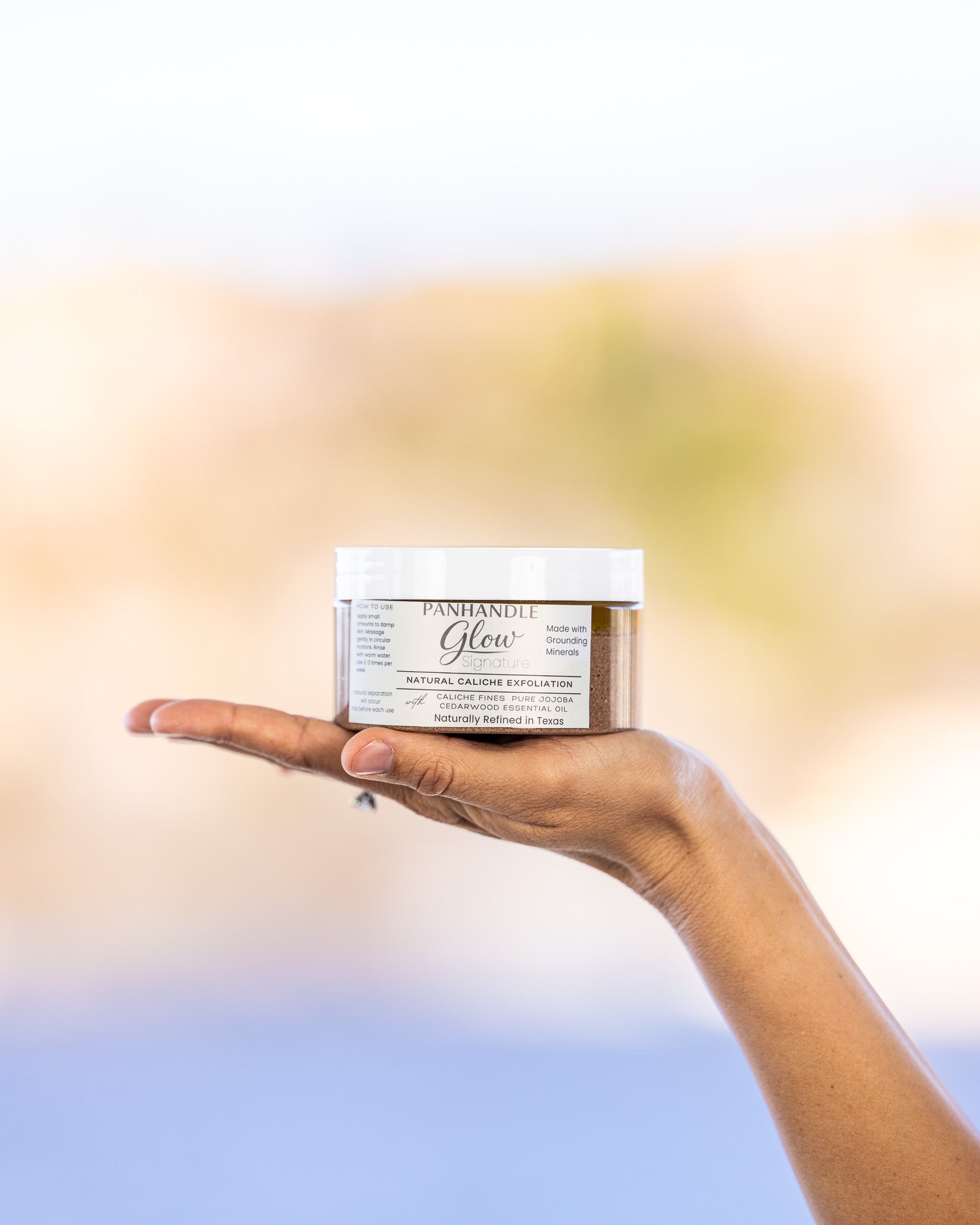 Natural Caliche Exfoliation